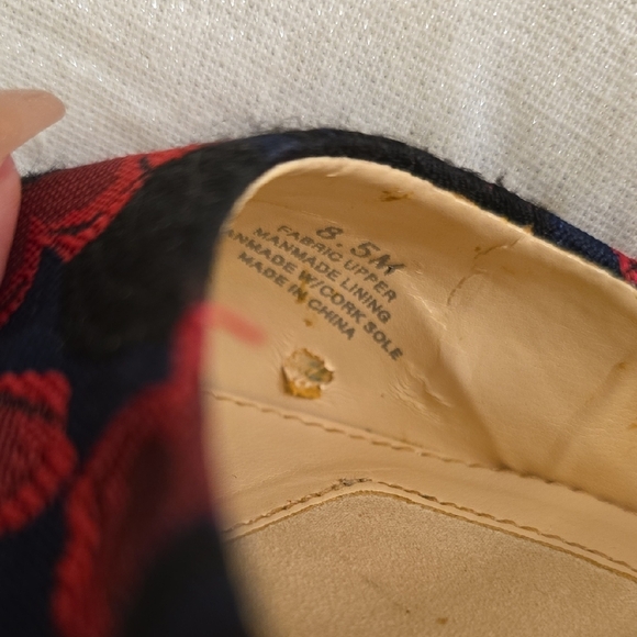 Alex Marie Black and Red Floral Heels - Picture 16 of 16